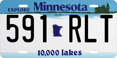 MN license plate 591RLT