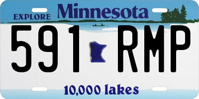 MN license plate 591RMP