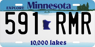 MN license plate 591RMR
