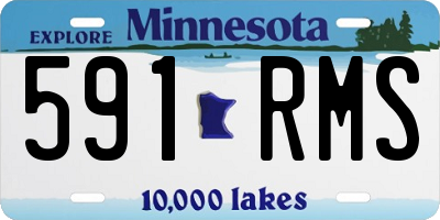 MN license plate 591RMS