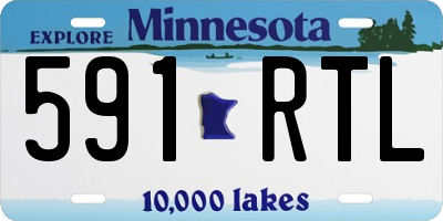 MN license plate 591RTL