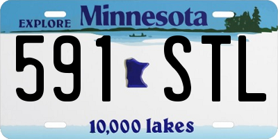 MN license plate 591STL
