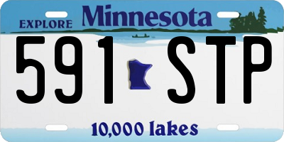 MN license plate 591STP