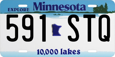 MN license plate 591STQ