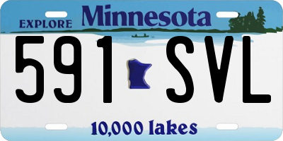 MN license plate 591SVL