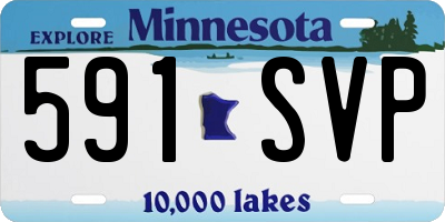 MN license plate 591SVP