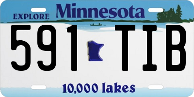 MN license plate 591TIB