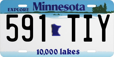 MN license plate 591TIY