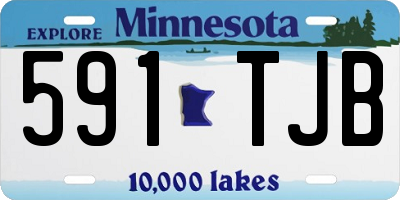 MN license plate 591TJB