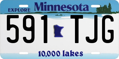 MN license plate 591TJG