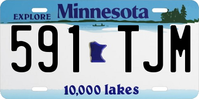 MN license plate 591TJM