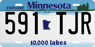MN license plate 591TJR