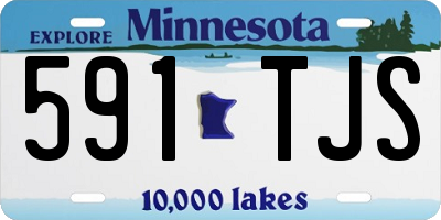 MN license plate 591TJS