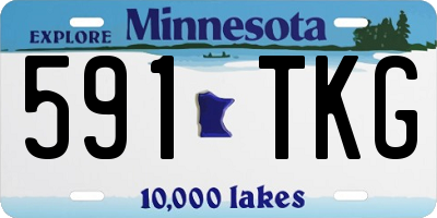 MN license plate 591TKG