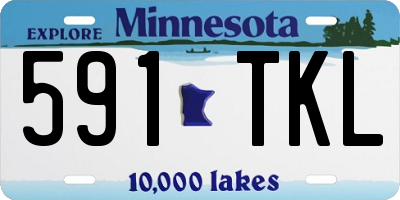 MN license plate 591TKL