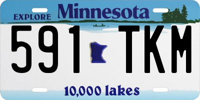 MN license plate 591TKM