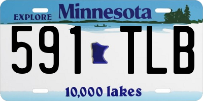 MN license plate 591TLB