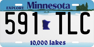 MN license plate 591TLC
