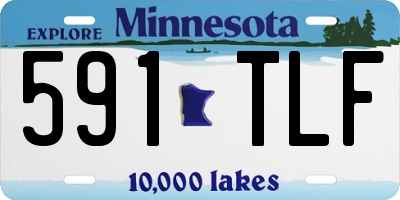 MN license plate 591TLF