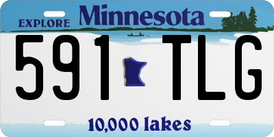 MN license plate 591TLG