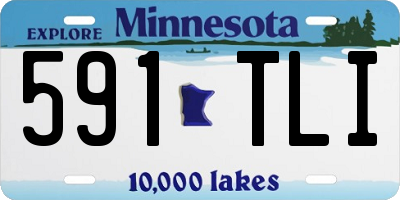 MN license plate 591TLI