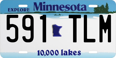 MN license plate 591TLM
