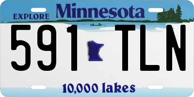 MN license plate 591TLN