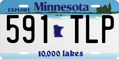 MN license plate 591TLP