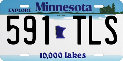 MN license plate 591TLS