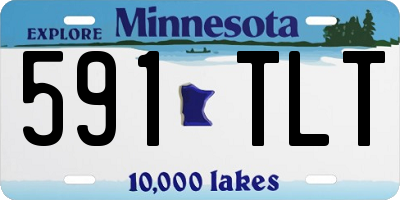MN license plate 591TLT