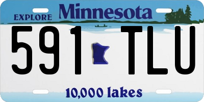 MN license plate 591TLU