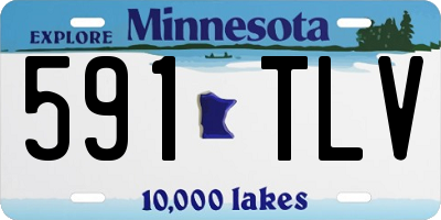 MN license plate 591TLV