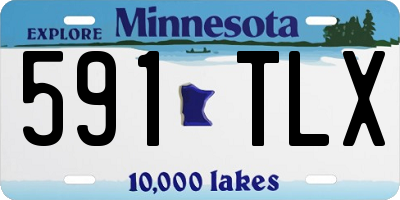MN license plate 591TLX
