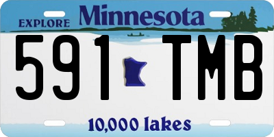 MN license plate 591TMB