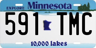 MN license plate 591TMC