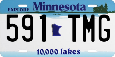 MN license plate 591TMG