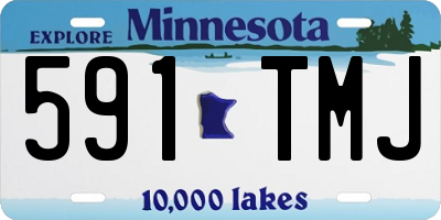 MN license plate 591TMJ