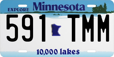 MN license plate 591TMM