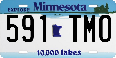 MN license plate 591TMO