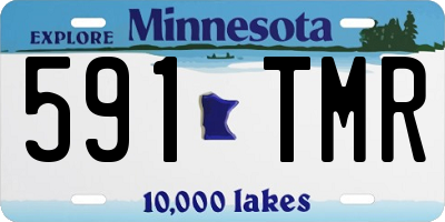 MN license plate 591TMR