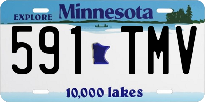 MN license plate 591TMV