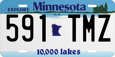 MN license plate 591TMZ