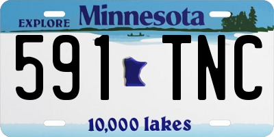 MN license plate 591TNC