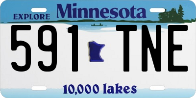 MN license plate 591TNE