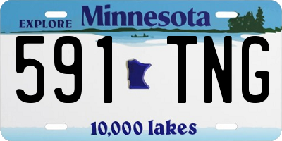 MN license plate 591TNG