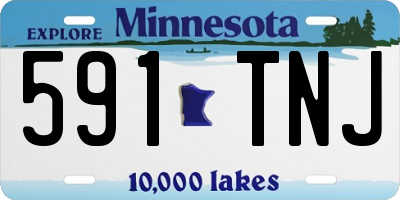 MN license plate 591TNJ