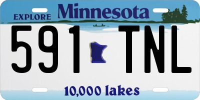 MN license plate 591TNL