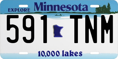 MN license plate 591TNM