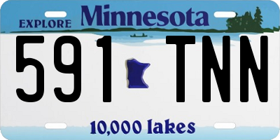 MN license plate 591TNN
