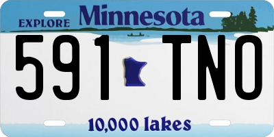 MN license plate 591TNO